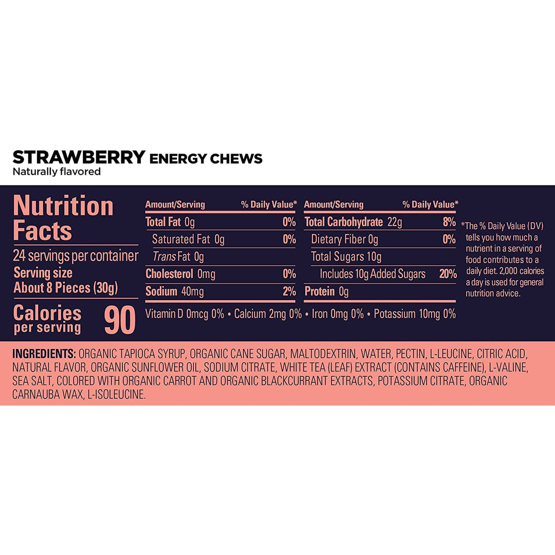 GU Energy Chews - Strawberry