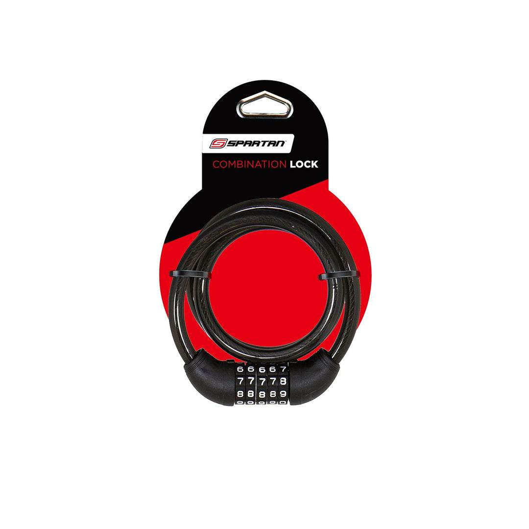 Spartan - Combination Cable Lock 180cm - Cyclesouq.com