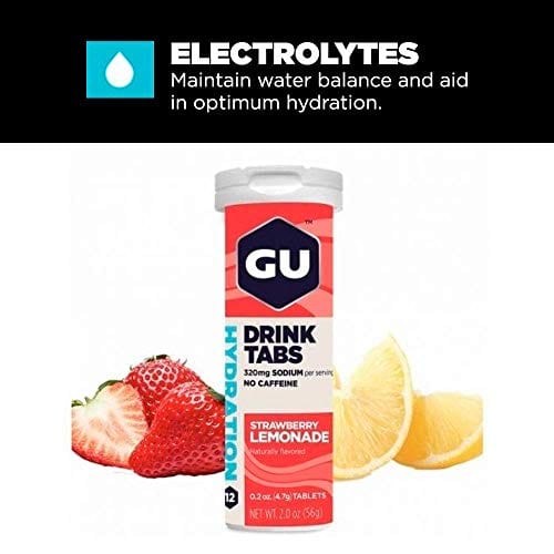 GU Hydration Drink Tabs - Strawberry Lemonade 54g