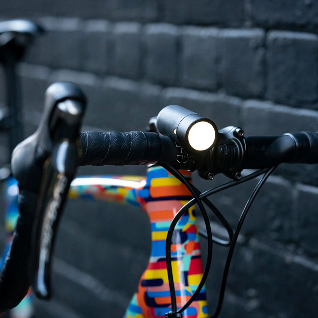 Knog Plugger Front Ninja Black – The Cyclery - Main Image